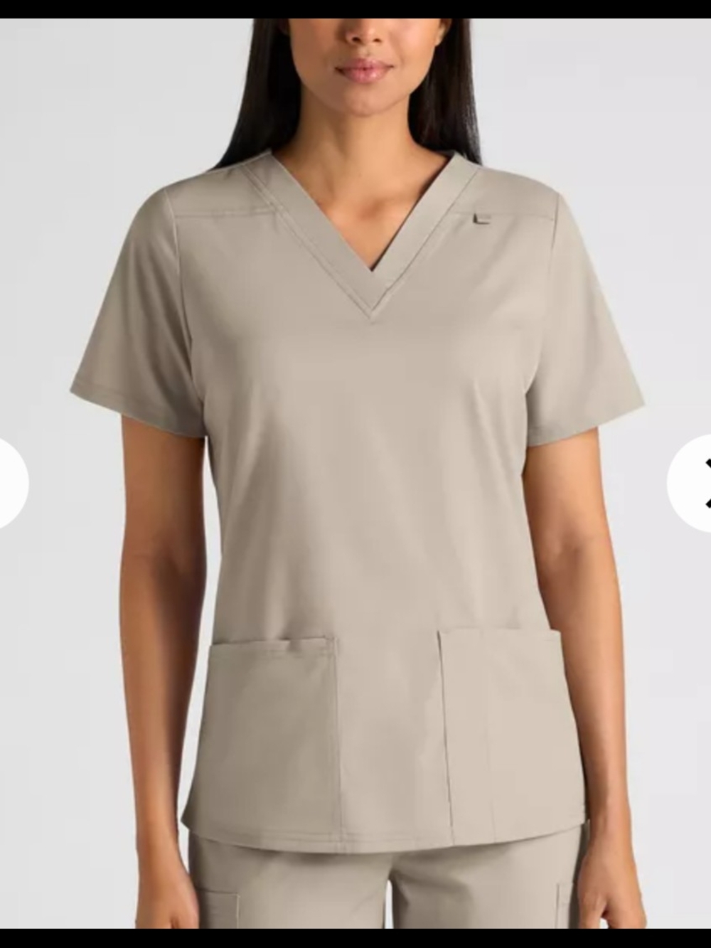 Butter-Soft STRETCH Women's 4-Pocket V-Neck Scrub Top NWT XL